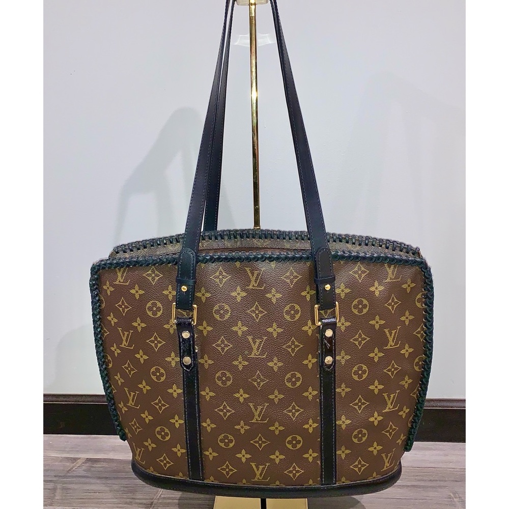 LOUIS VUITTON Upcycled Babylone LV Monogram Canvas Shoulder Tote Handbag - Picture 5 of 13